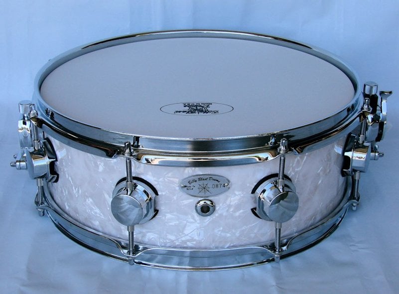 14x5 10ply White Pearl Snare Drum
